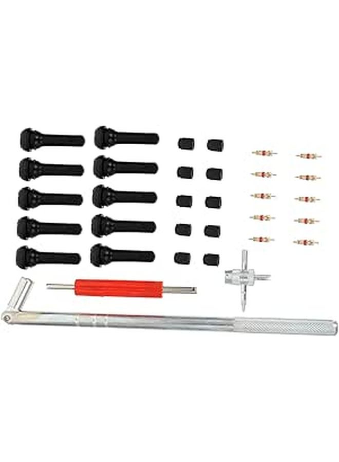 Universal Tire Valve Core Tool Kit For Easy Installation And Removal Durable Lightweight Design - Image 1