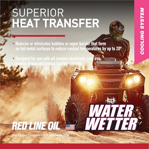Red Line 80205 Supercool Extreme Powersports Coolant Fortified with WaterWetter - 1/2 Gallon - Image 5