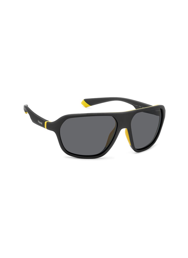 Polaroid - Unisex Polarized Rectangular Sunglasses - Pld 2152/S Black Millimeter - Lens Size: 59 Mm - Image 1