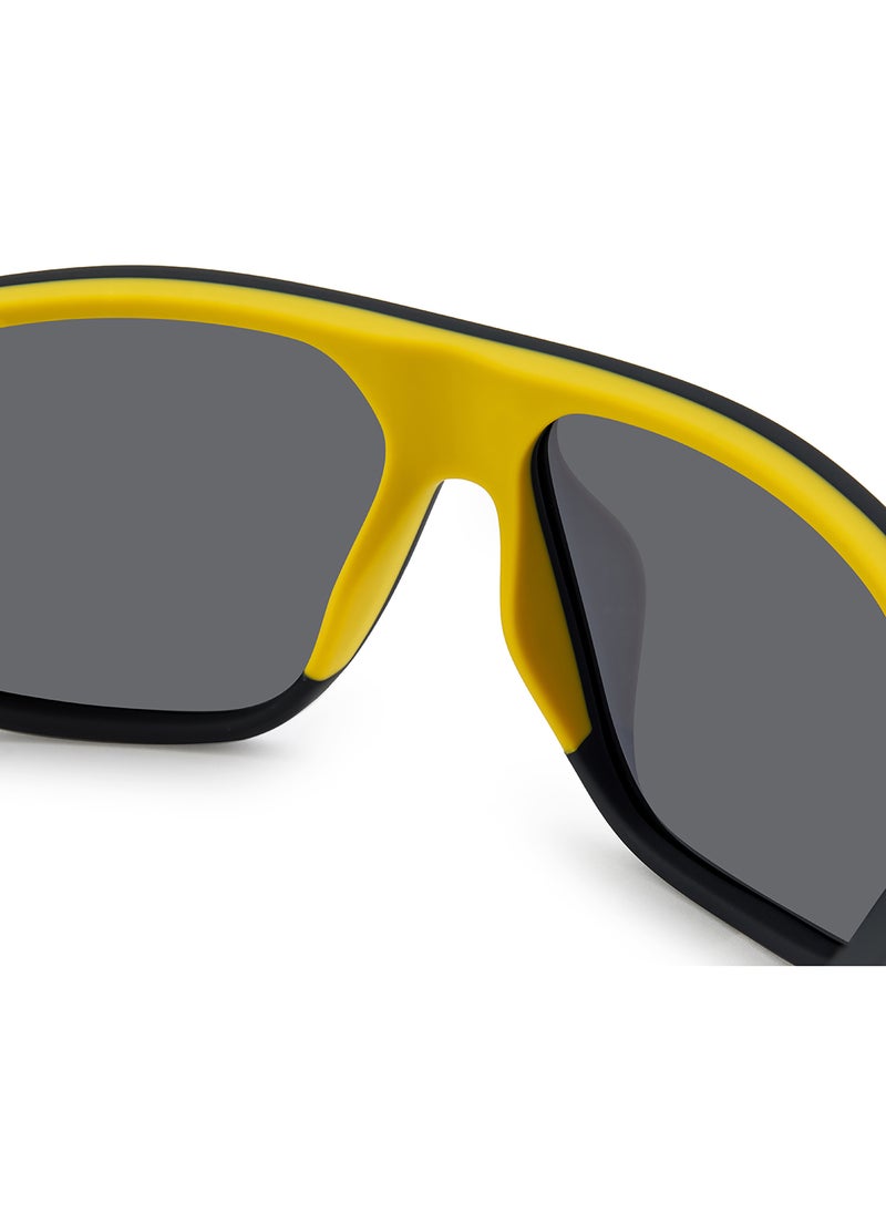 Polaroid - Unisex Polarized Rectangular Sunglasses - Pld 2152/S Black Millimeter - Lens Size: 59 Mm - Image 1