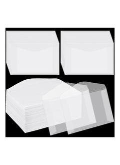 SYOSI 100 Pcs Glassine Envelopes, Tissue Seed Envelopes, Coin Envelopes, Clear Envelopes, for Collecting Lottery Ticket Stamp Card Coin Gift Wedding Guest Favor Supplies, 4.25 x 2.5 Inches  - Image 2