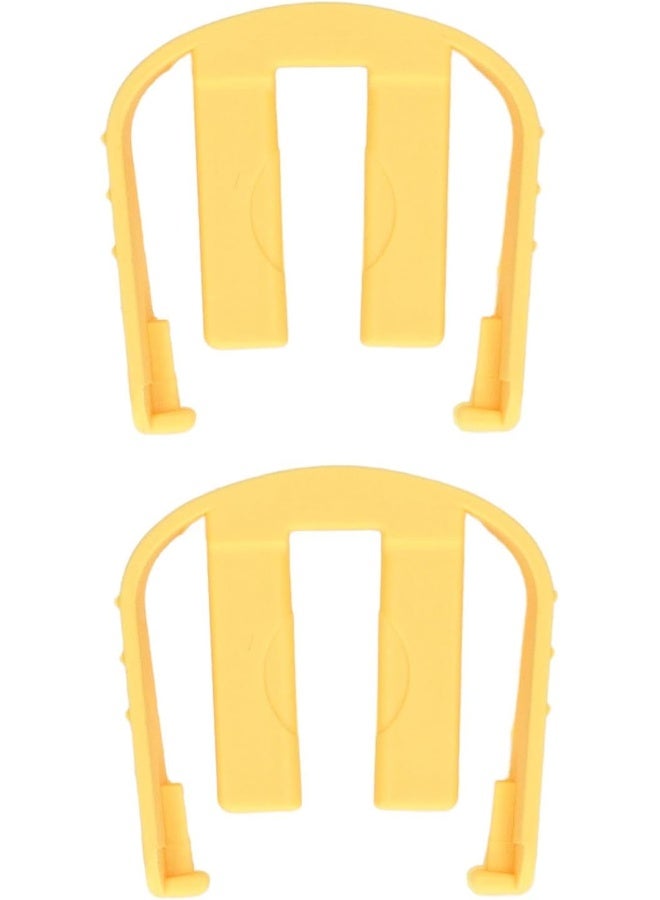 Garosa 2Pieces Pressure Washer Quick Connector Buckle Car Washer C Clip Replacement Part For Karcher K2 K3 K7 (Yellow)  - Image 1