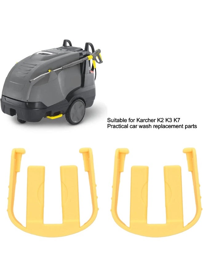 Garosa 2Pieces Pressure Washer Quick Connector Buckle Car Washer C Clip Replacement Part For Karcher K2 K3 K7 (Yellow)  - Image 2