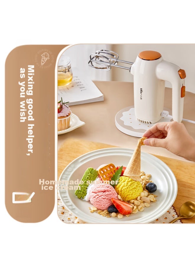 Bear Electric Egg Beater, Home Use Hand Mixer, Mini Cream Whipper, Baking Handheld Automatic Egg Beater And Mixer, Ddq-b01k1 - Image 2