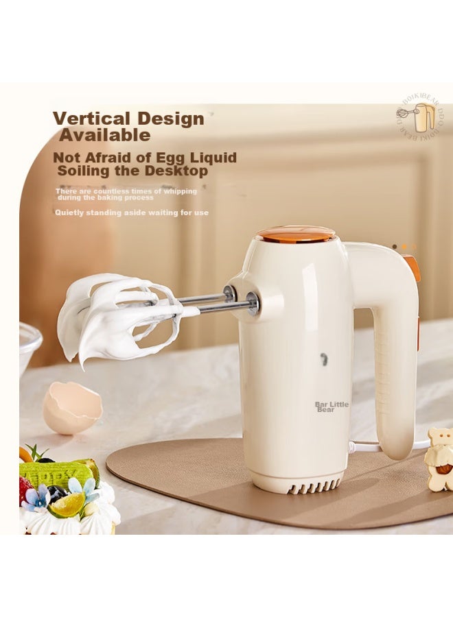 Bear Electric Egg Beater, Home Use Hand Mixer, Mini Cream Whipper, Baking Handheld Automatic Egg Beater And Mixer, Ddq-b01k1 - Image 3
