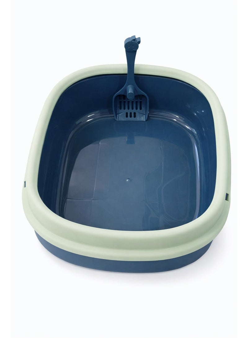 Cat Litter Box with Scoop, XL Size, 3 Color Options Available - Image 2