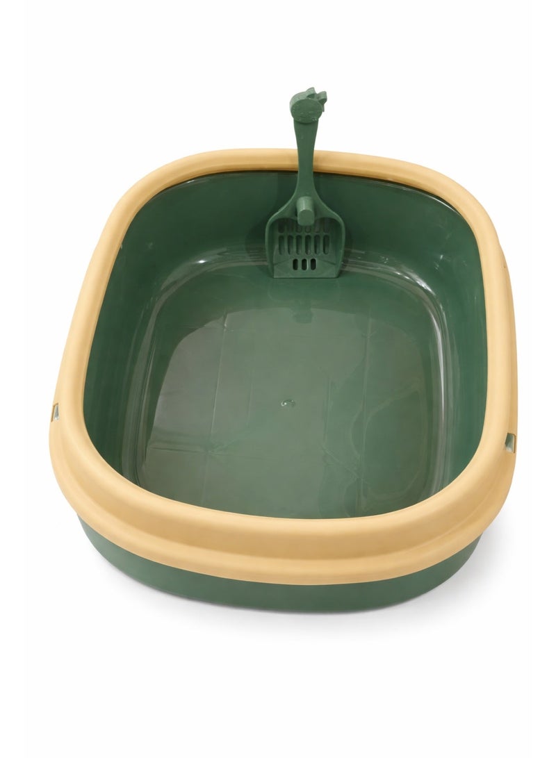Cat Litter Box with Scoop, XL Size, 3 Color Options Available - Image 3
