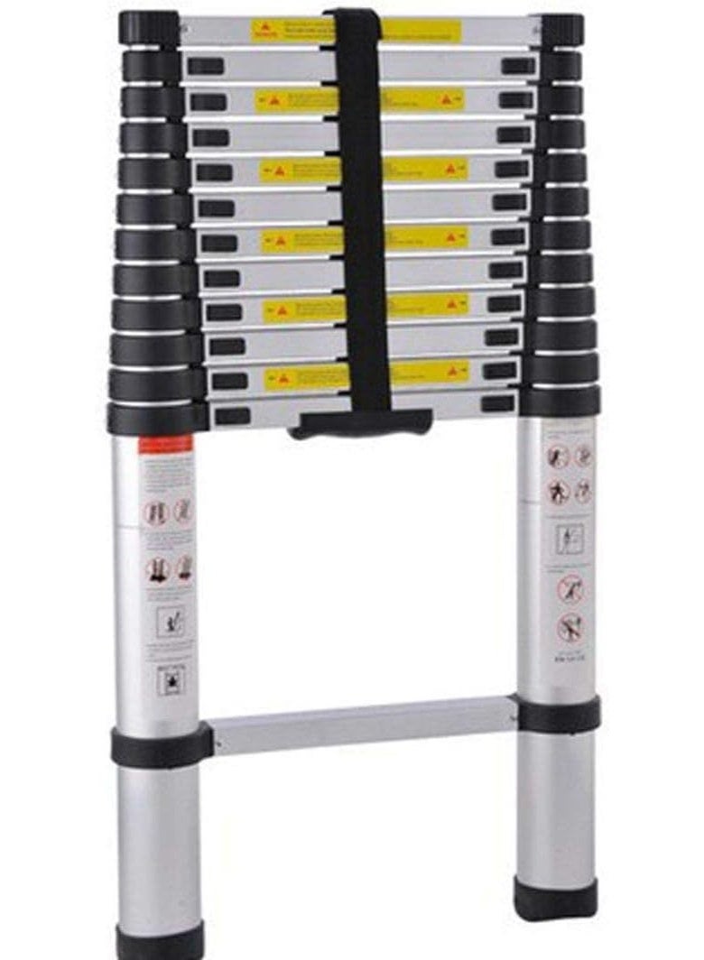 Telescopic Aluminum Folding Ladder – 3.8m Extendable, Lightweight & Durable for Home and Professional Use - Image 1
