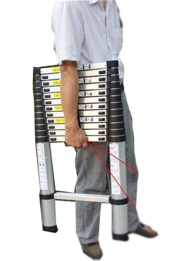 Telescopic Aluminum Folding Ladder – 3.8m Extendable, Lightweight & Durable for Home and Professional Use - Image 2