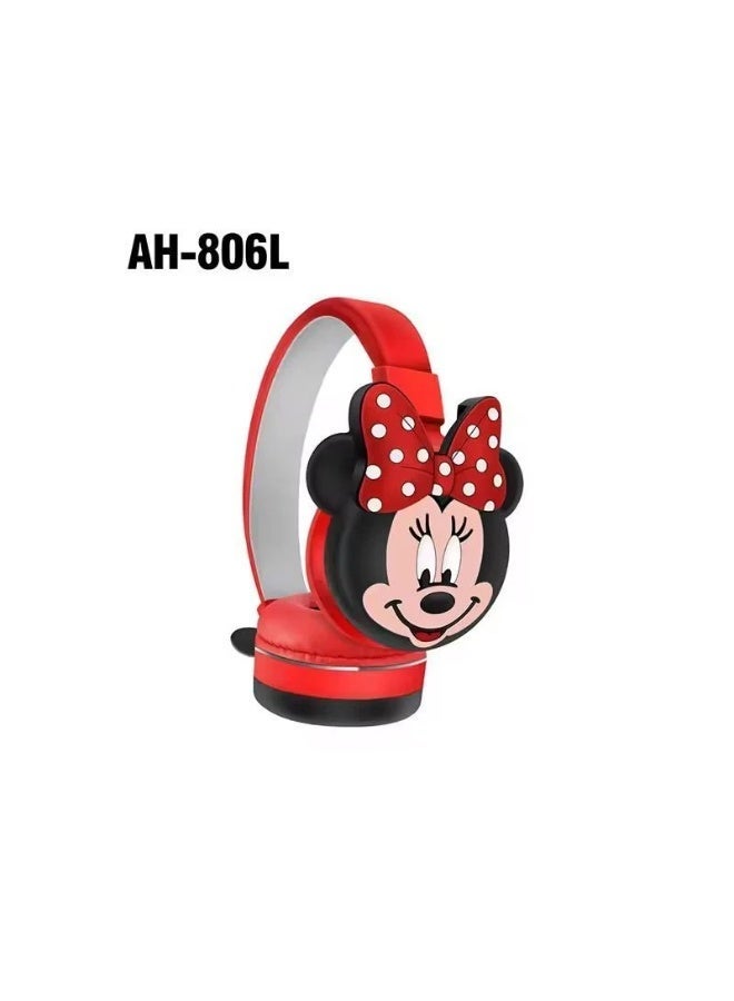 Wireless Bluetooth Headphones for Kids Foldable Headphones for Children Noise Reduction; Suitable for Children's Stereo Headphones for TF Cards, Mobile Phones, Tablets