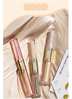 Mei Lifestyle Double Head Liquid Eyeshadow and Eye Concealer - Shiny, Glitter, Pearlescent, Long-Lasting Eye Makeup  - Image 4