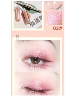 Mei Lifestyle Double Head Liquid Eyeshadow and Eye Concealer - Shiny, Glitter, Pearlescent, Long-Lasting Eye Makeup  - Image 5