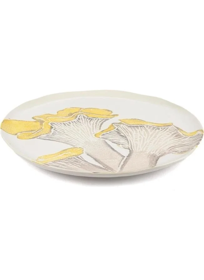 Mikasa Moor Amorphous Yellow Ceramic Plate 29CM