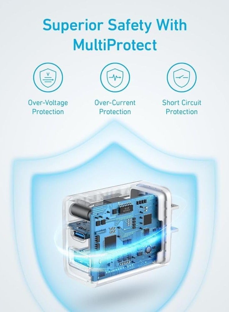 USB C Plug, iPhone Charger, 20W Dual Port USB Fast Wall Charger, USB C Charger Block for iPhone 16/16 Pro/16 Pro Max/15/14/13/12, iPad Pro, AirPods, and Samsung S25/S24 (Cable Not Included) - Image 4