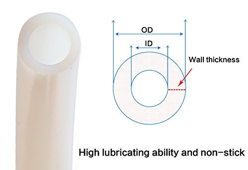 ALLEN TECH PTFE Teflon tubing 25ft - 3mm ID X 4mm OD - Allen Tech PTFE Teflon tube - Image 2