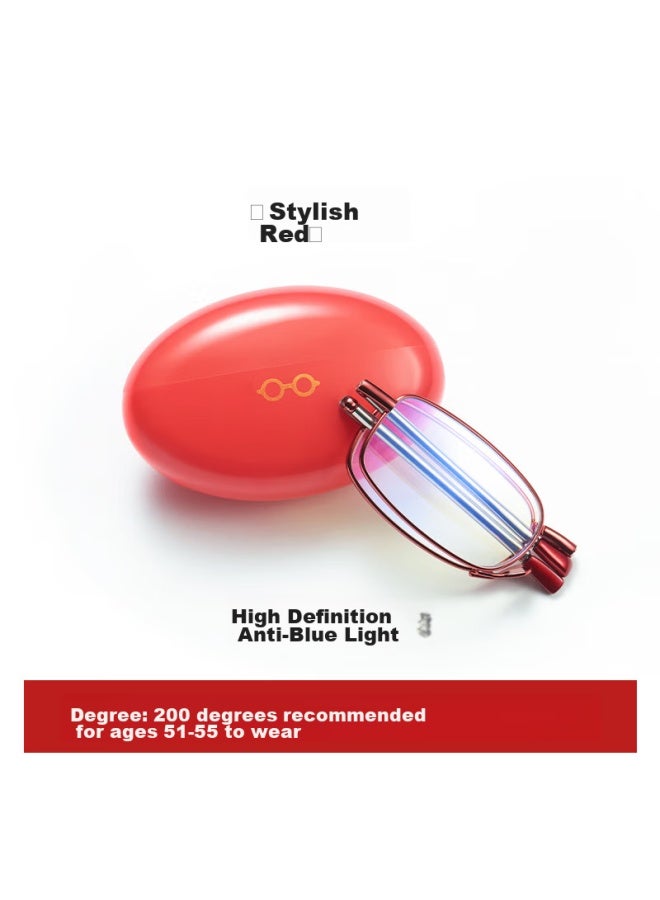 Mirror Hall Jingpintang Reading Gl For Women, Foldable Reading Gl For Men, High-definition Anti-blue Light Radiation Protective Eyewear, Reading Gl, Jd Self-operated Flagship - Image 1