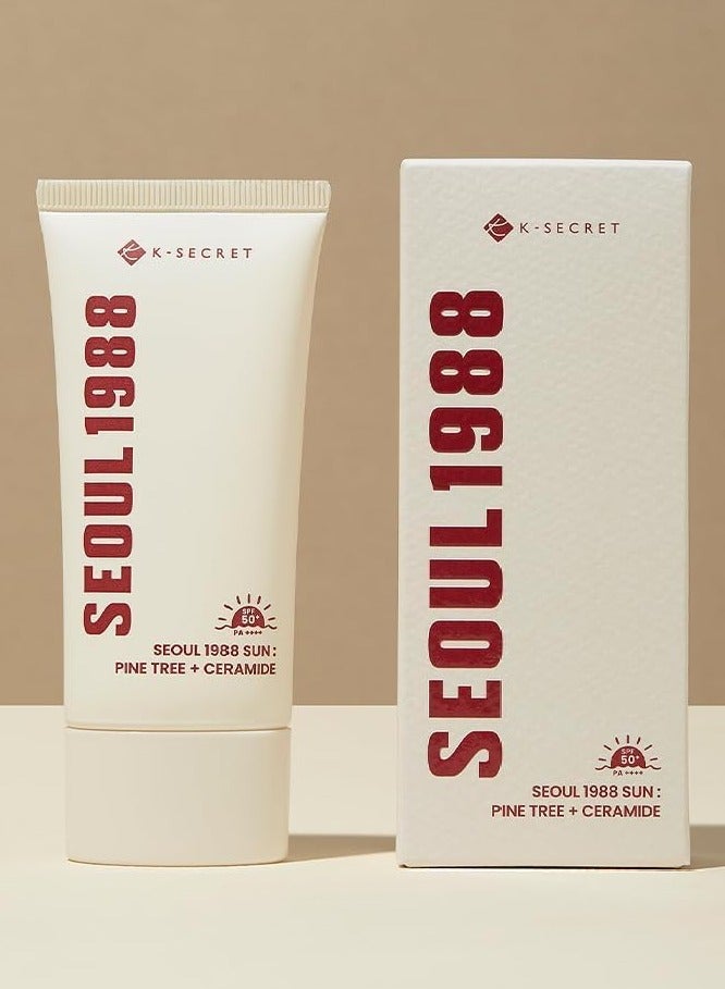 كي-سيكريت سيول 1988 الشمس: شجرة الصنوبر + السيراميد SPF50+++ 50 مل - Image 1