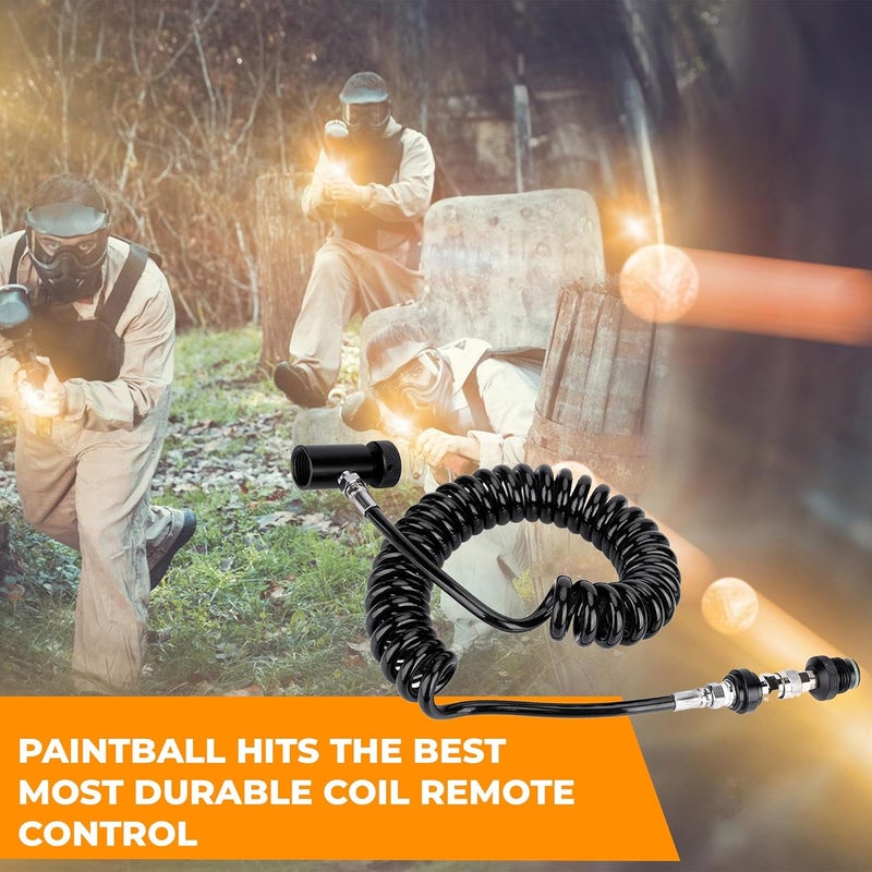 3Skull Store rap4 CO2 HPA Paintball Thick Coiled Remote QD ON/OFF - Image 3