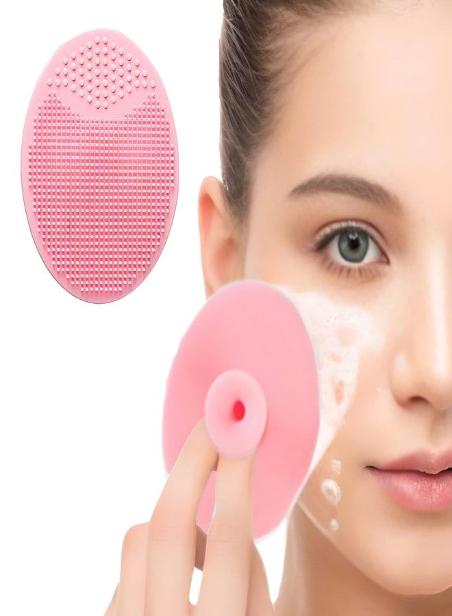 Calitate24 2 Pack Face Scrubber, Soft Silicone Facial Cleansing Brush Face Exfoliator Blackhead Acne Pore Pad Cradle Cap Face Wash Brush for Deep Cleaning Skin Care - Image 1