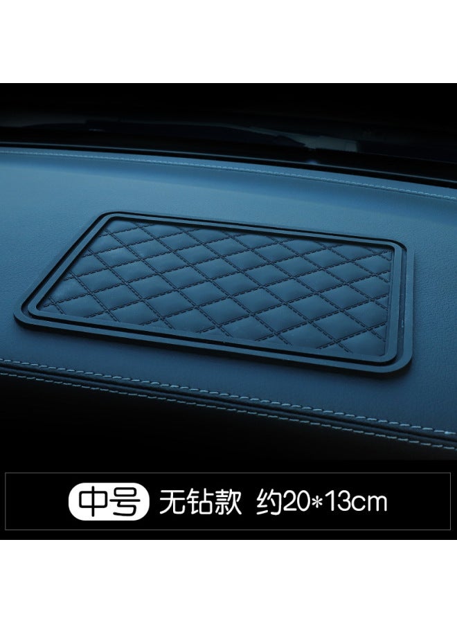 Car Anti-slip Mat Ornaments Car Feather Mat Car Central Control Silicone Mat Car Decorative Diamond Mat New Product