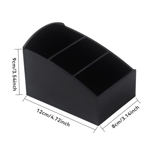 Klmnop 2 Pcs Acrylic Coffee Bar Sugar Packet Holder Sugar Caddy Storage Container Drink Packet Organizer for Coffee Pod Tea Bag Storage BoxBlack - Image 3
