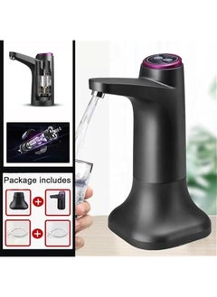 Generic Water Bottle Dispenser, Electric 2 in 1 Universal Drinking Water Bottle Pump Quantitative Dispensing for 1-5 Gallon Jug,Bedside Office Camping Table Water Dispenser with Detachable Base,White  - Image 2