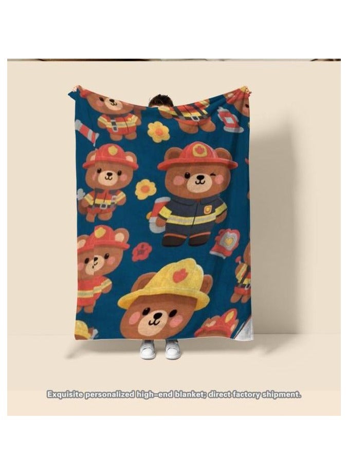 general Flannel thin blanket (warm and comfortable, suitable for sleep, gaming, dust removal and sandproof) 150cm*200cm - 862 - Image 3