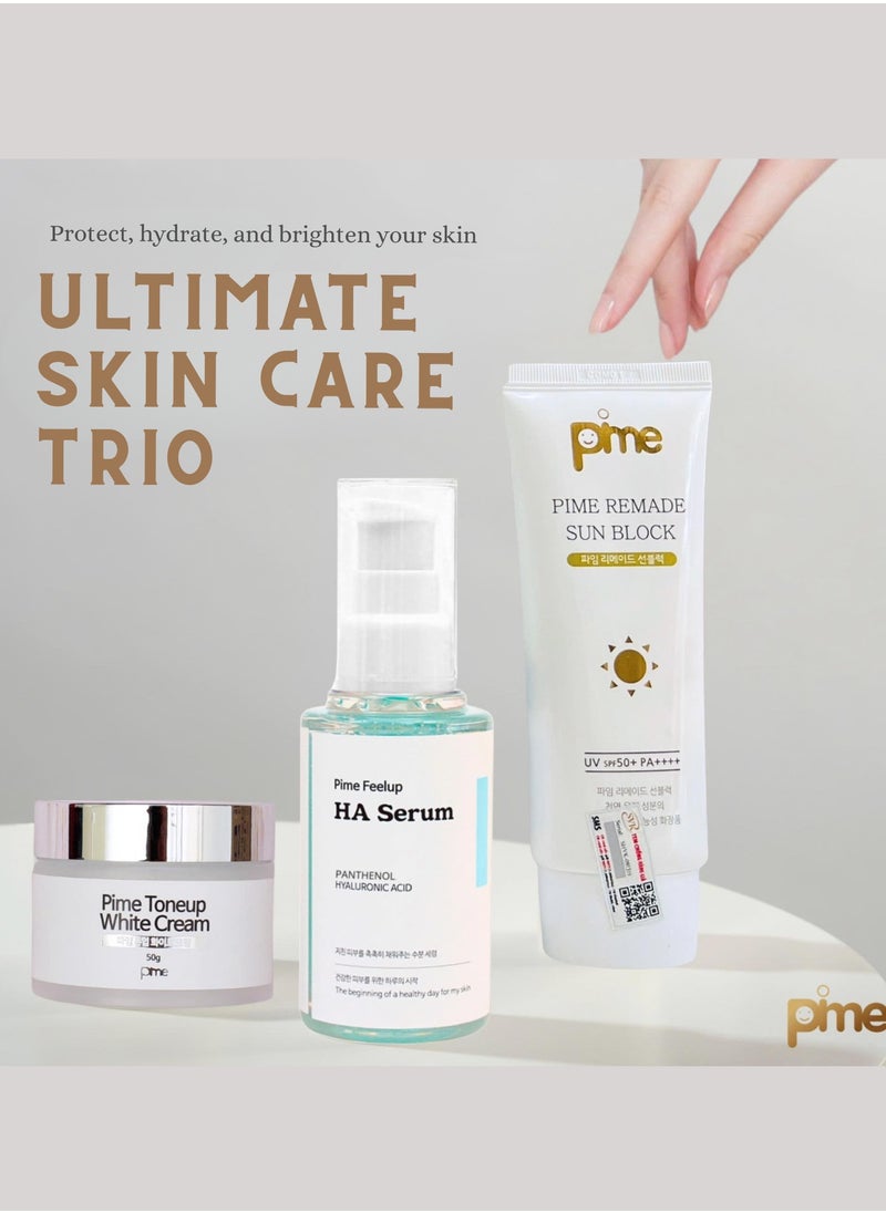 pime - Pime Hyaluronic Acid Serum with Panthenol for Intense Hydration, Glow & Fines Lines,Daily Hydrating Face Serum For Dry, Normal & Oily Skin korean skincare -50ml - Image 1