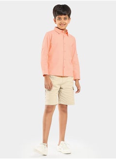 LILPICKS Solid Casual Shirt with Button Placket by Styli  - Image 1