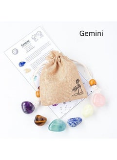 UNIVERSAL Crystals for zodiac sign GEMINI Tumbled Stones Set for Reiki ...