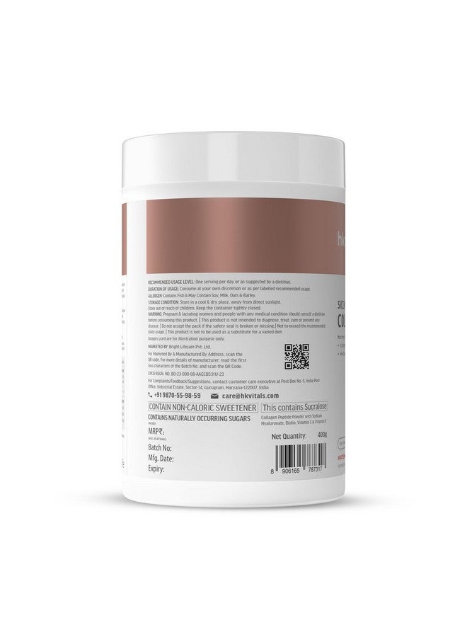 HealthKart hk vitals مكمل كولاجين البحر لإشراقة البشرة (بطيخ، 400 جرام) | فيتامين C، E، صوديوم هيالورونات | لبشرة وشعر وأظافر صحية - Image 2