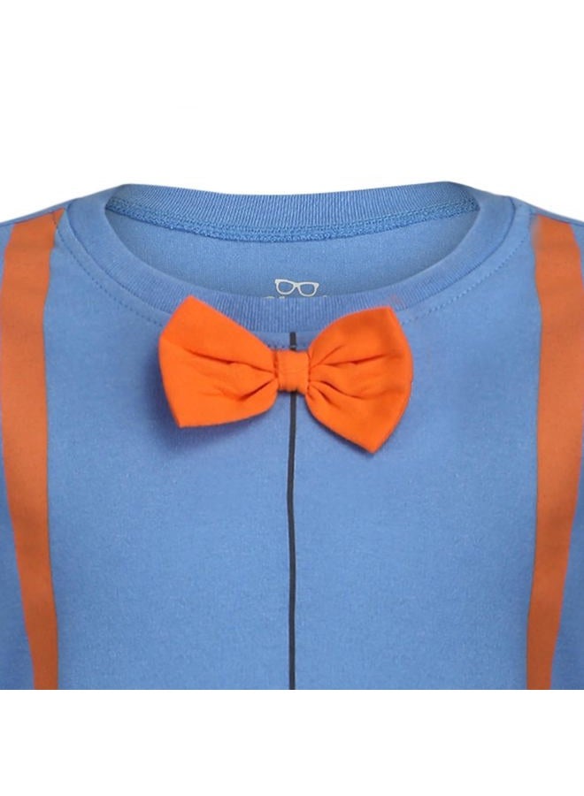 Blippi طقم تي شيرت وقبعة للعب للأولاد، للأطفال الصغار والكبار، أزرق، 5 سنوات - Image 3