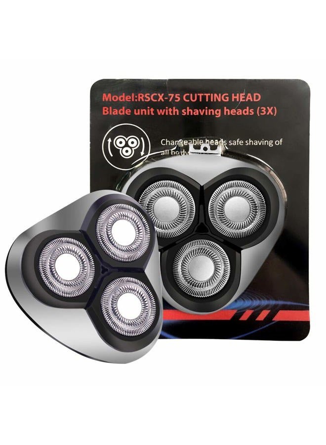 Hatteker Electric Men Shaver Replacement Heads for RSCX-7568D, RSCX-958804 - Image 3