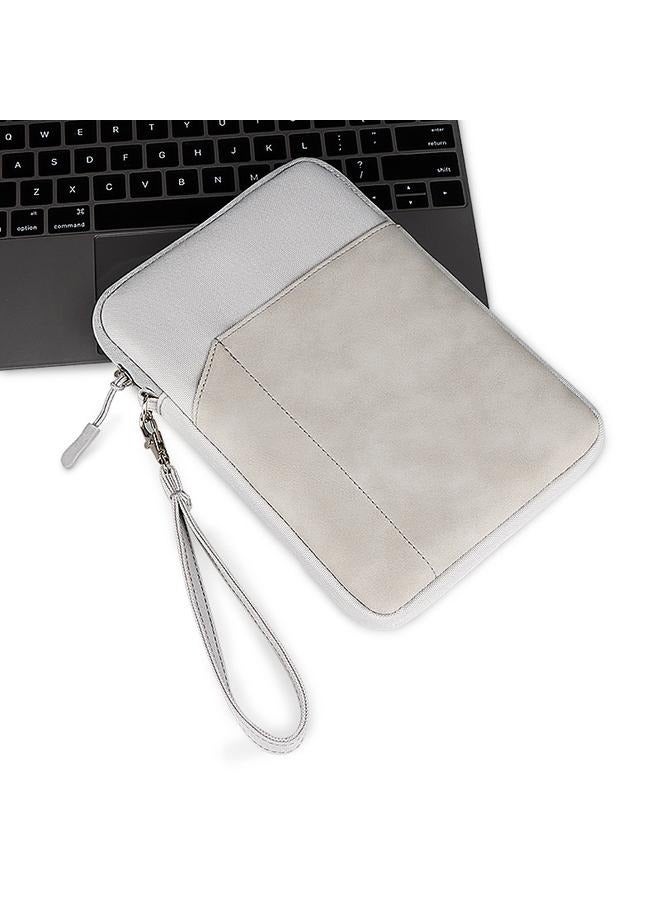 22.5*28*2.5cm Tablet Case Carrying Case for iPad Pro 11 with Pocket Protection, Light Gray- Tablet/ 8 Plus Tablet Bag Pouch - Image 1