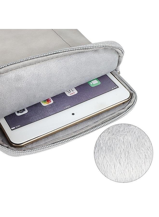 22.5*28*2.5cm Tablet Case Carrying Case for iPad Pro 11 with Pocket Protection, Light Gray- Tablet/ 8 Plus Tablet Bag Pouch - Image 2