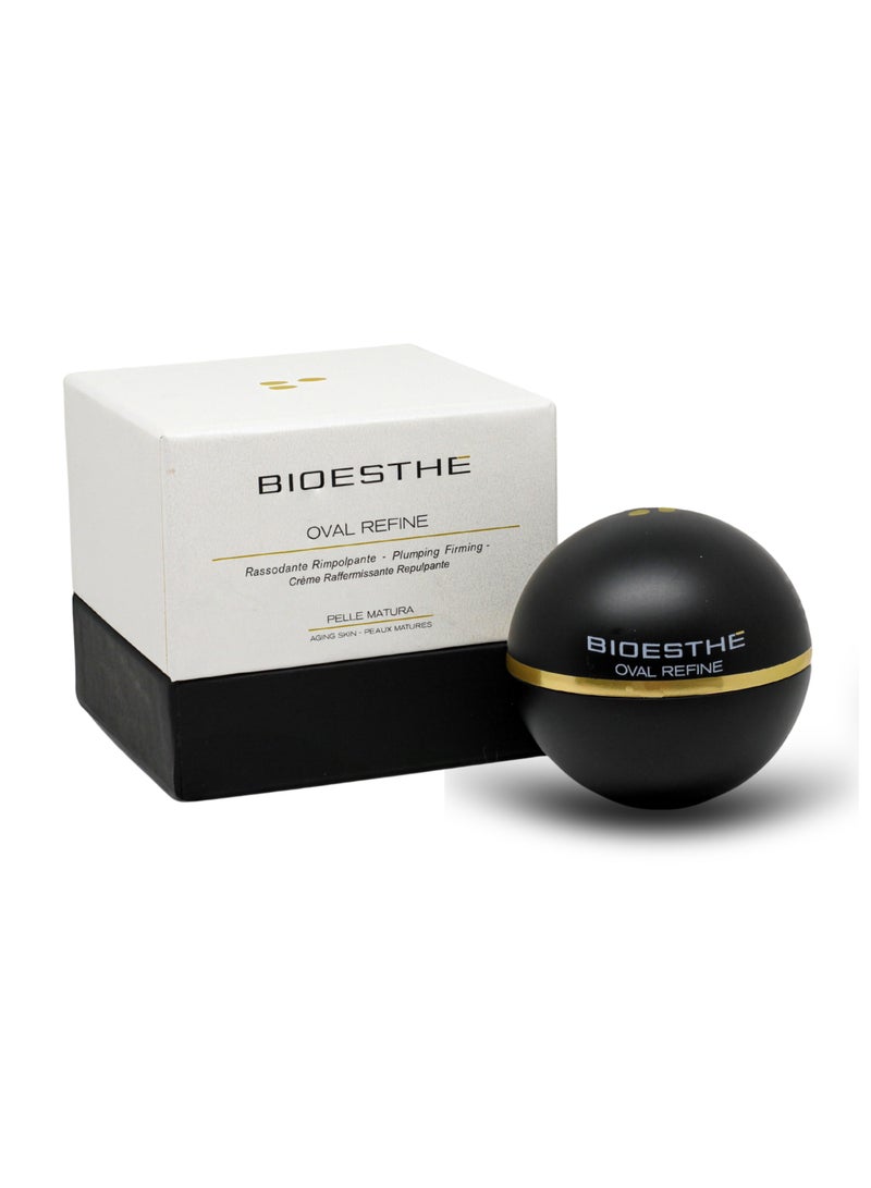 Bioesthe Oval Refine Rassodante Emoliente - Firming & Moisturizing Face Cream | Deep Hydration | Anti-Aging & Skin Elasticity | 50ml - Image 2