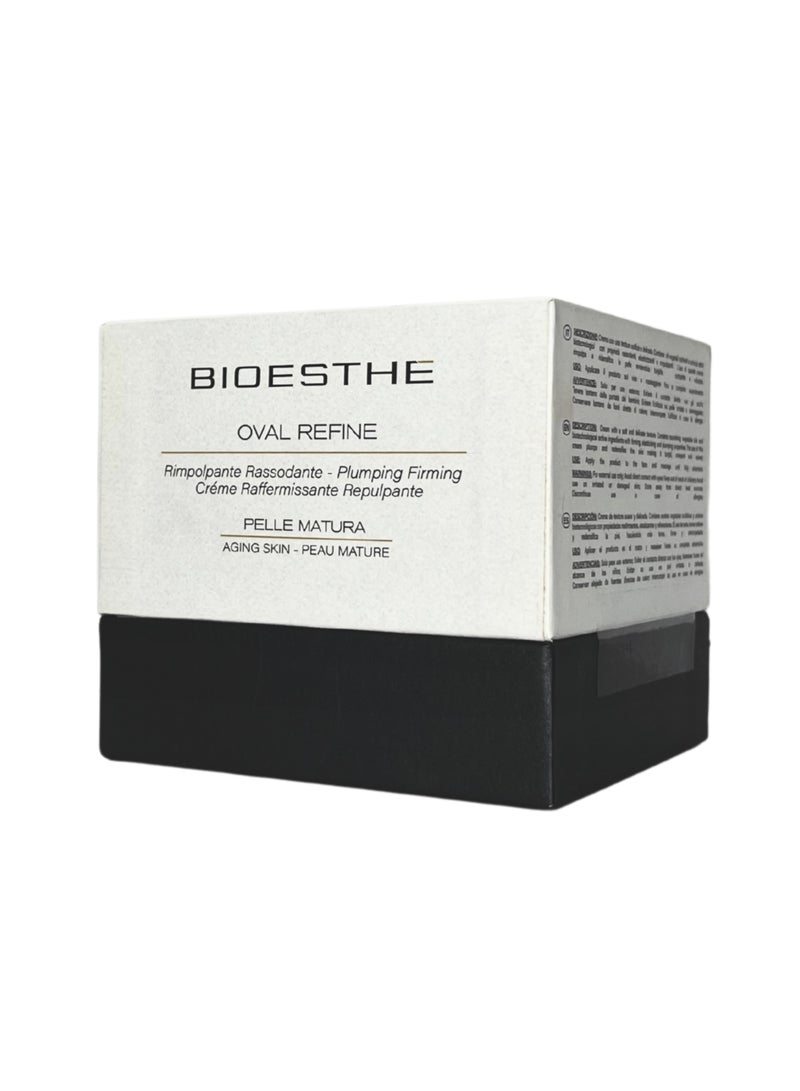 Bioesthe Oval Refine Rassodante Emoliente - Firming & Moisturizing Face Cream | Deep Hydration | Anti-Aging & Skin Elasticity | 50ml - Image 3