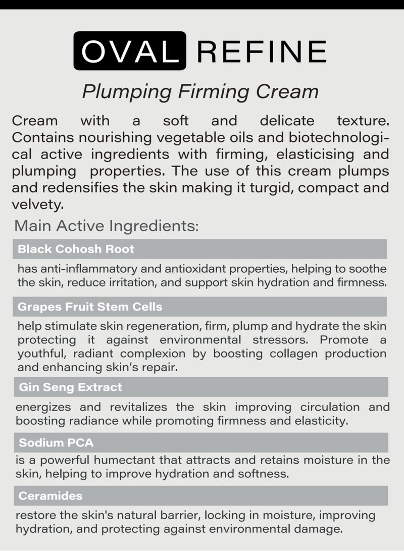 Bioesthe Oval Refine Rassodante Emoliente - Firming & Moisturizing Face Cream | Deep Hydration | Anti-Aging & Skin Elasticity | 50ml - Image 5