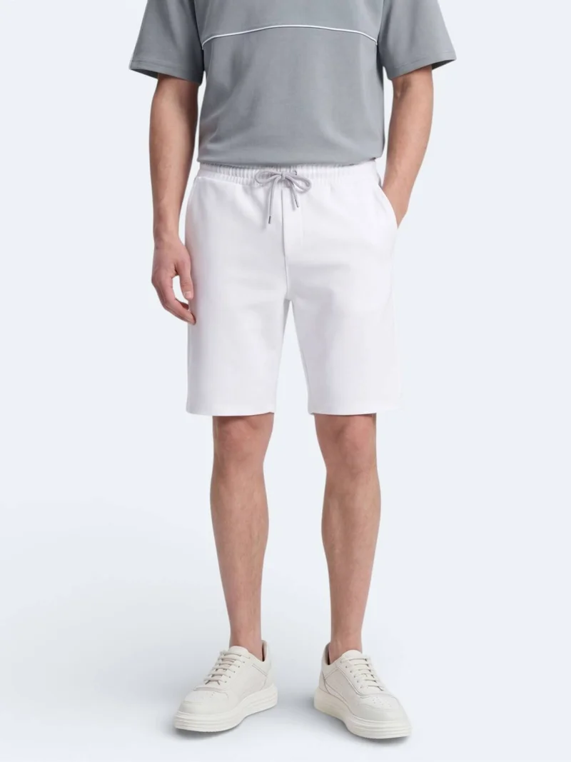 Kip Ecru Knitting Regular Fit Casual Bermuda