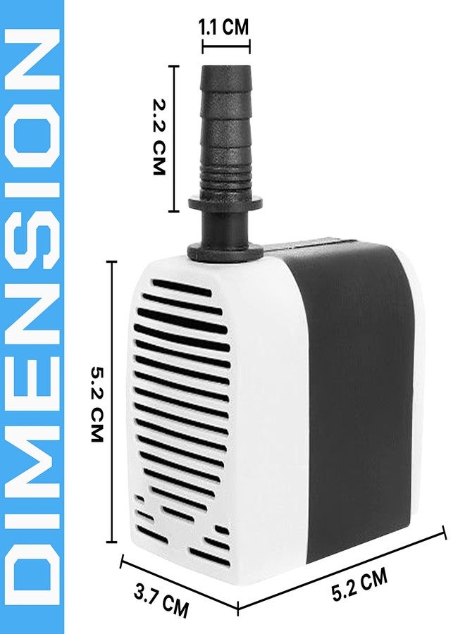TECH-X 9-Watt Water Lifting Submersible Pump for Aquarium, Fountains, Desert Air Coolers, pond pump submersible-MULTICOLOR - Image 4