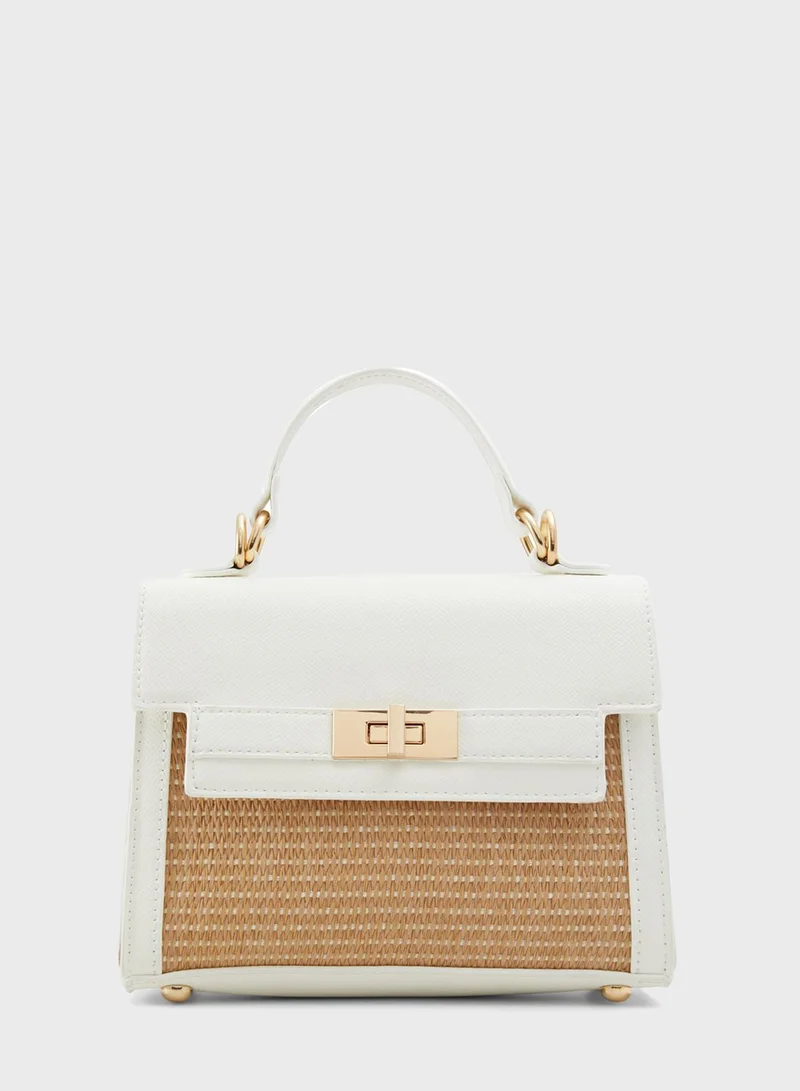 CALL IT SPRING Bulletproof Top Handle Clutch Bag