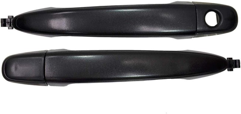 PT Auto Warehouse TO-3181A-FPK - Outer Exterior Outside Door Handle, Textured Black - Front Left/Right Pair - Image 1