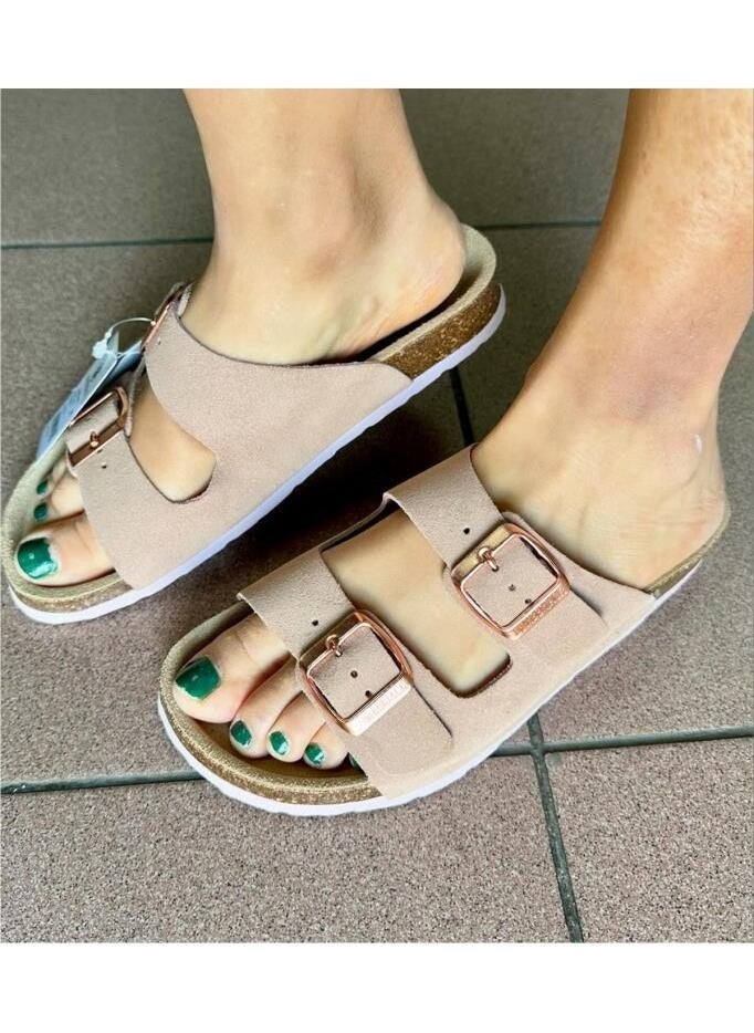 LUMBERJACK - Jolie Su 4fx 101687105 Anatomical Sole Women's Slippers Powder 36-40 - Image 1