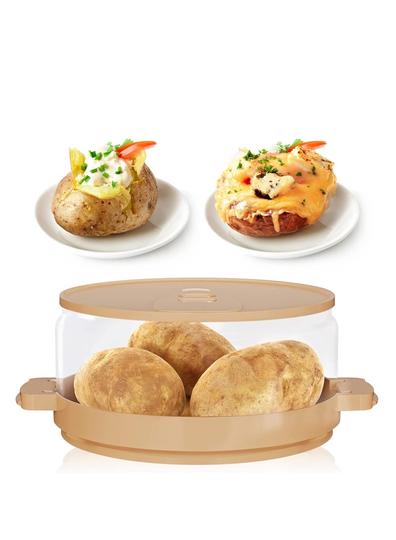 Microwave Baked Potato Cooker As Seen On Tv Cooks In Minutes Tender & Fluffy,baking Potato Cooker For Microwave Oven,Twice Baked Potatoes Steamer,Microwave Baked Potato Bag Upgrade BPA-free - Image 1