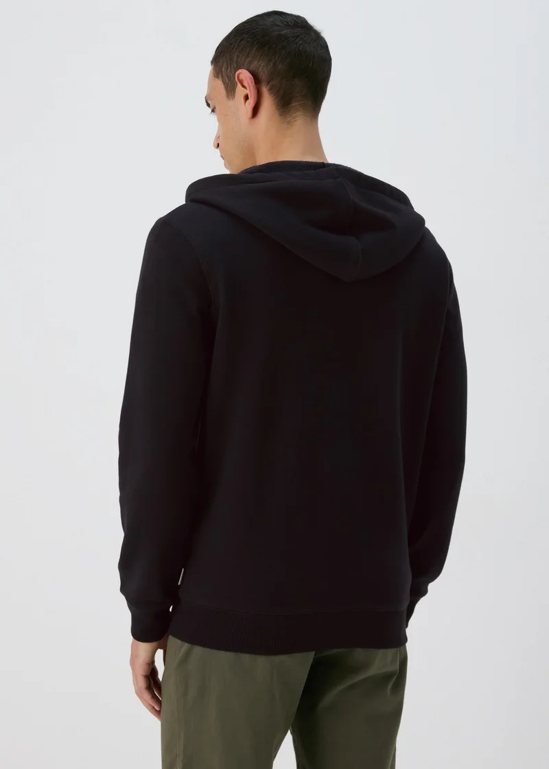 Matalan Black Essential Zip Up Hoodie
