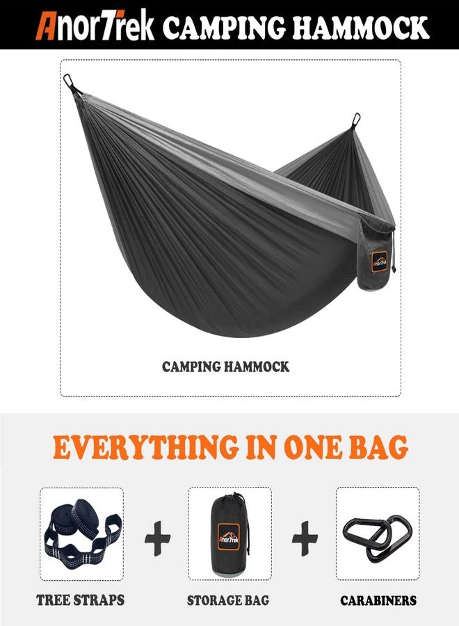 AnorTrek Camping Hammock, Super Lightweight Portable Parachute Hammock with Two Tree Straps Single or Double Nylon Travel Tree Hammocks for Camping Backpacking Hiking - Image 4