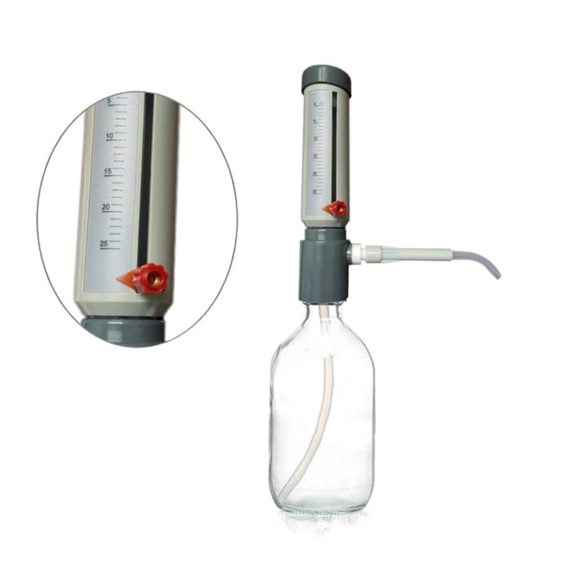 Lab Bottle Top Dispenser Economic Semi-Automatic Liquid Sleeve Type 5-25 Ml Adjustable Adder - Image 4