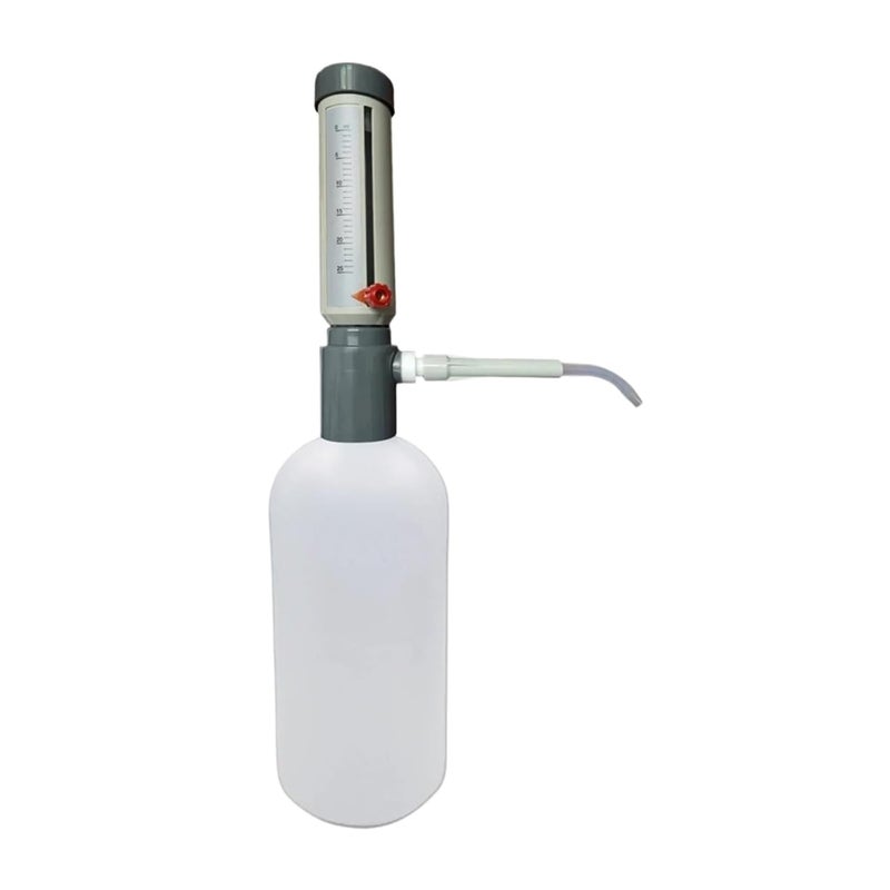Lab Bottle Top Dispenser Economic Semi-Automatic Liquid Sleeve Type 5-25 Ml Adjustable Adder - Image 1