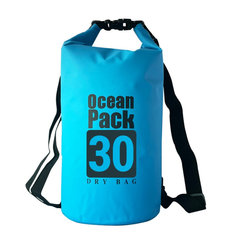 Waterproof Bag 30L Backpack PVC Material High Frequency Seaming - High-Quality Buckles Durable Design for Outdoor Sports Camping Gear - Image 1