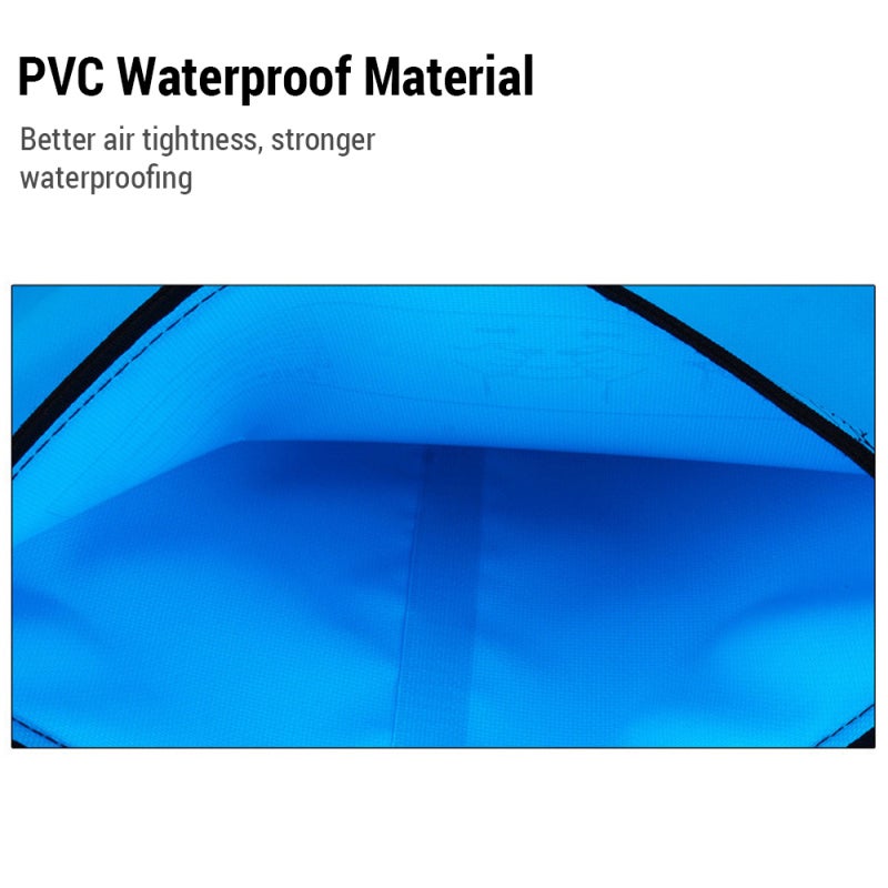 Waterproof Bag 30L Backpack PVC Material High Frequency Seaming - High-Quality Buckles Durable Design for Outdoor Sports Camping Gear - Image 3